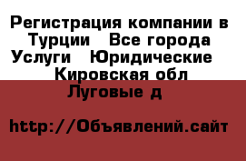 Регистрация компании в Турции - Все города Услуги » Юридические   . Кировская обл.,Луговые д.